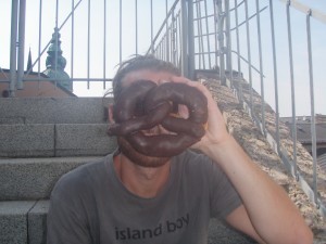 Chocolate pretzel!