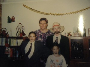 My awesome cross-dressing family!