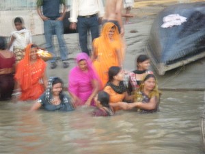 Women bathing!